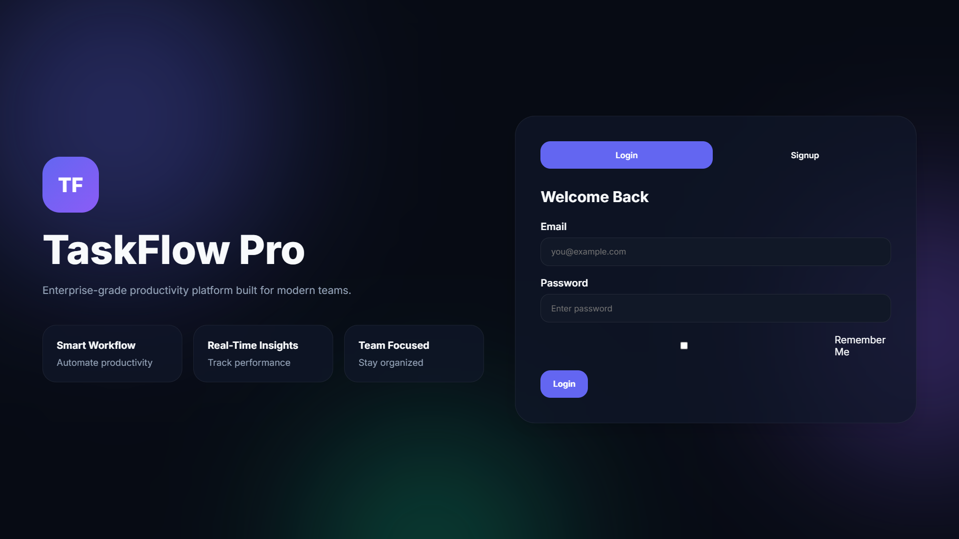 TaskFlow Pro